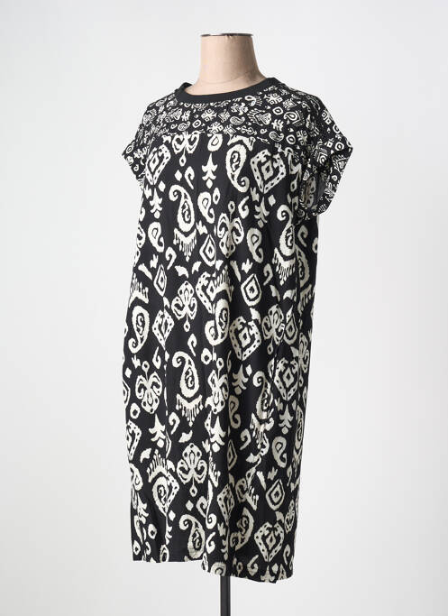 Robe mi-longue noir CECIL pour femme