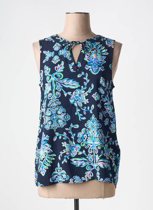Top bleu CECIL femme