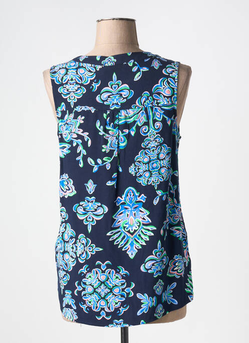 Top bleu CECIL femme