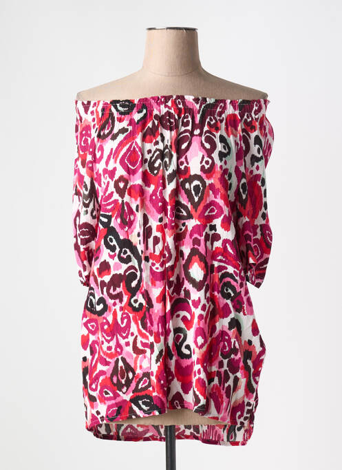 Tunique manches longues rose CECIL pour femme