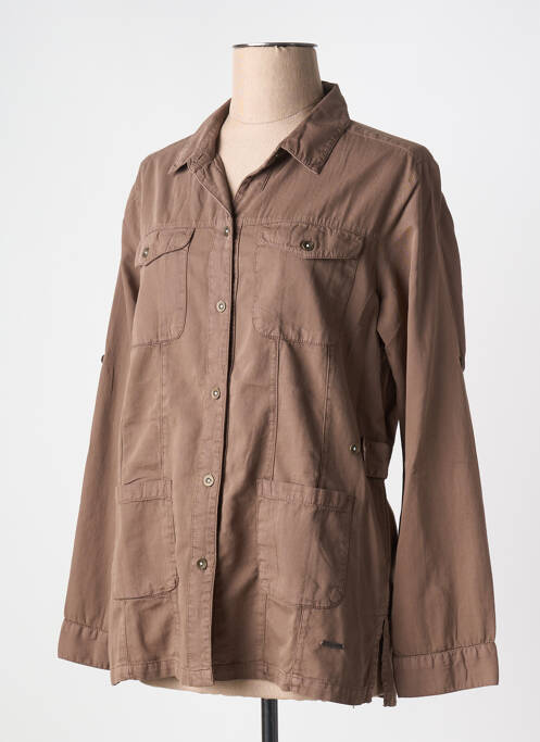 Veste casual marron AGATHE & LOUISE pour femme