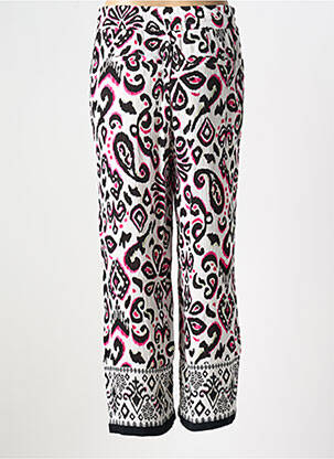 Pantalon droit tissage popeline taille normale noir CECIL femme
