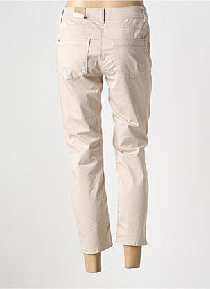 Pantalon 7/8 stretch taille normale beige CECIL femme