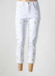 Jeans coupe slim blanc AD'ORO pour femme seconde vue