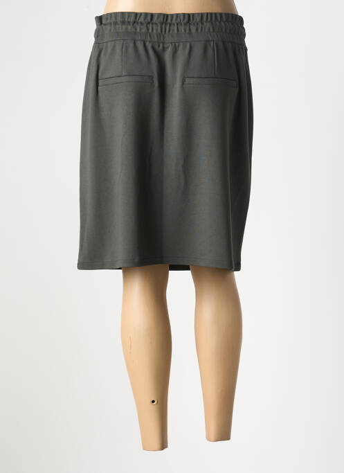 Jupe mi-longue vert CECIL pour femme