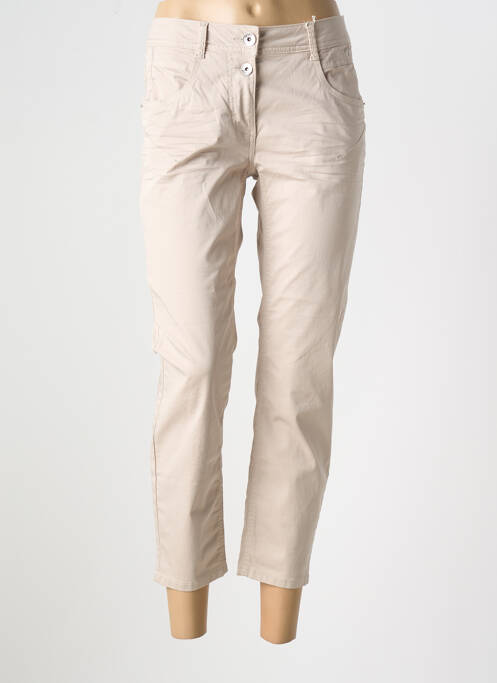 Pantalon 7/8 beige CECIL pour femme