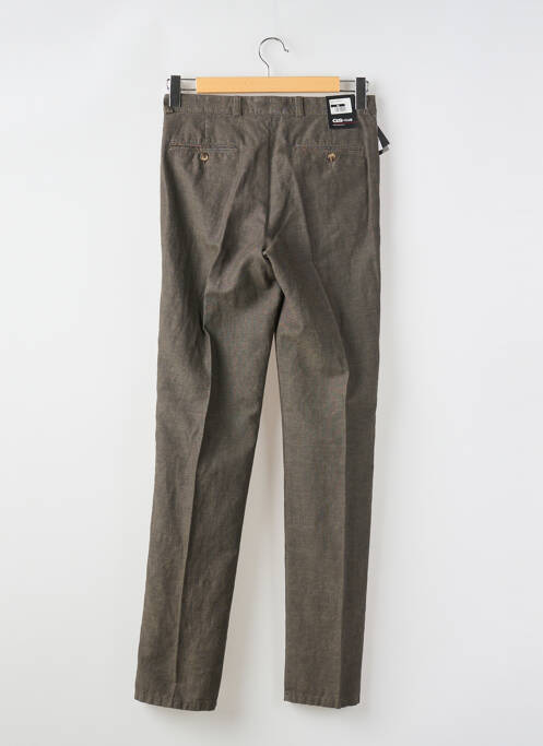 Pantalon slim marron GS CLUB pour homme