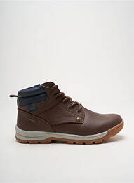 Bottines/boots matière lisse bout rond marron LICO garcon