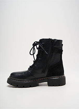 Bottines/boots matière lisse talon plat jusqu'à 3cm noir ORLAND femme