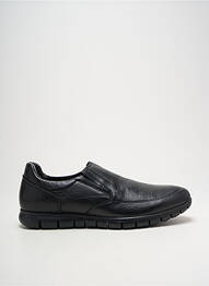 Slip ons tissage satiné bout rond noir ORLAND homme