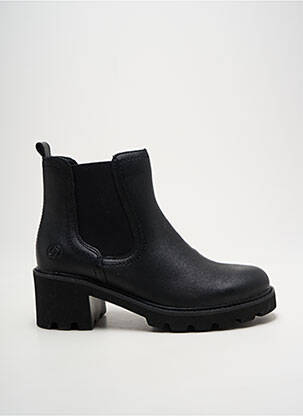Bottines/boots matière lisse talon de 4 à 6cm noir REMONTE femme