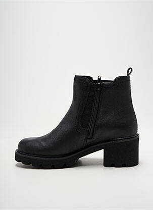 Bottines/boots matière lisse talon de 4 à 6cm noir REMONTE femme