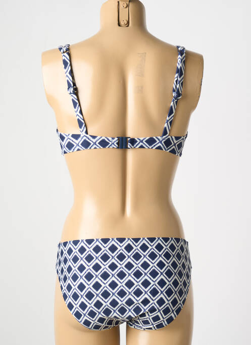 Maillot de bain 2 pièces bleu PASTUNETTE pour femme