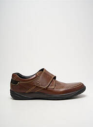 Mocassins matière lisse bout rond marron ARIMA homme