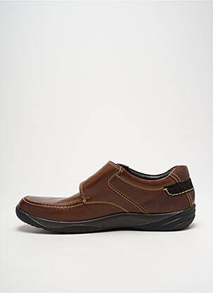 Mocassins matière lisse bout rond marron ARIMA homme
