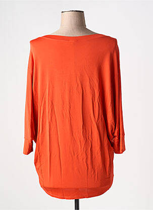 T-shirt manches 3/4 manches 3/4 orange CREA CONCEPT femme