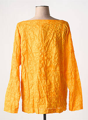 Blouse manches longues manches longues orange ISCHIKO femme