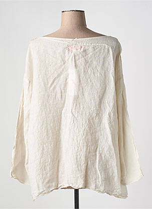 Blouse col rond manches longues gris MANUELLE GUIBAL femme