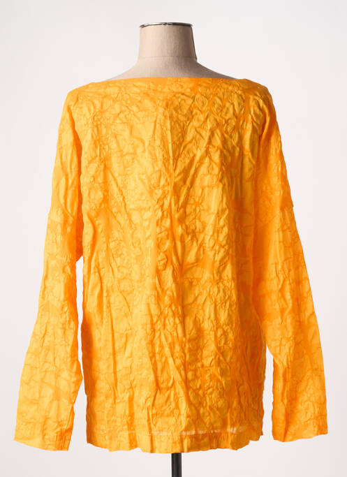 Blouse orange ISCHIKO pour femme