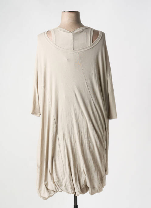 Robe mi-longue beige BLACK LABEL pour femme