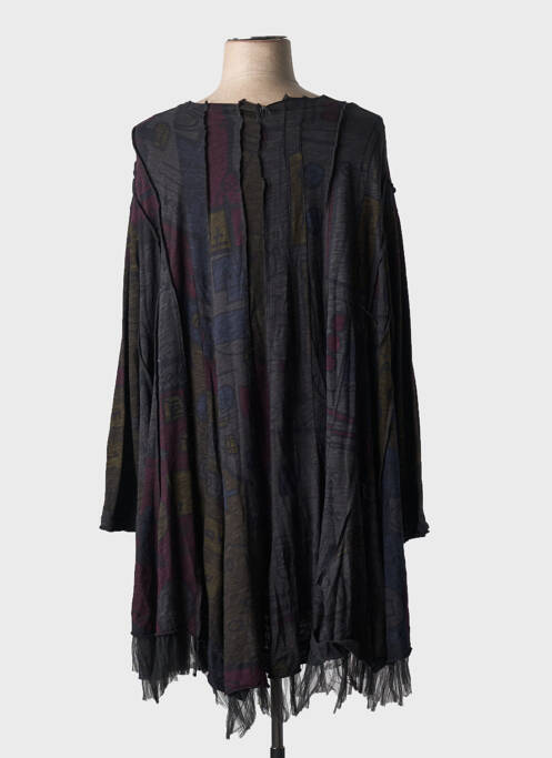 Robe mi-longue noir BLACK LABEL pour femme