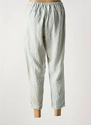 Pantalon 7/8 taille élastique taille normale gris MANUELLE GUIBAL femme