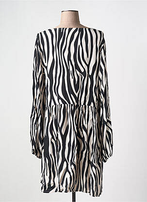 Robe courte coupe fluide manches longues noir VILA femme