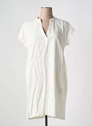 Robe courte manches courtes manches courtes beige B.YOUNG femme