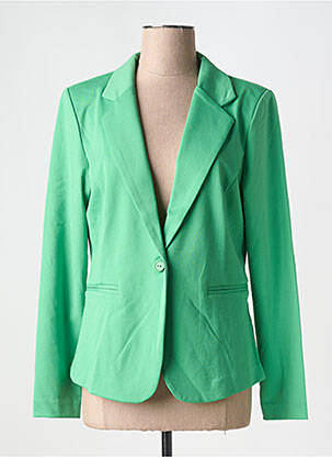 Blazer fausses poches vert ICHI femme