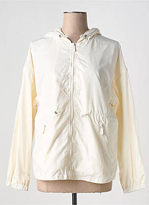 Coupe-vent manches longues a capuche beige ATTRAIT femme