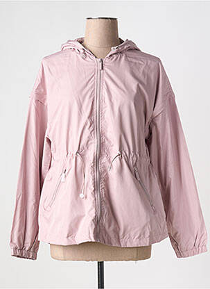 Coupe-vent poches a capuche violet ATTRAIT femme