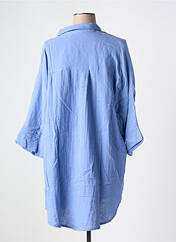 Robe courte bleu ICHI pour femme seconde vue