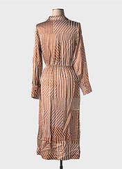 Robe longue marron GRACE & MILA pour femme seconde vue