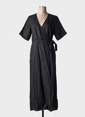 Robe longue noir SELECTED pour femme seconde vue