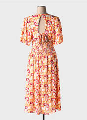 Robe mi-longue orange ARTLOVE pour femme seconde vue