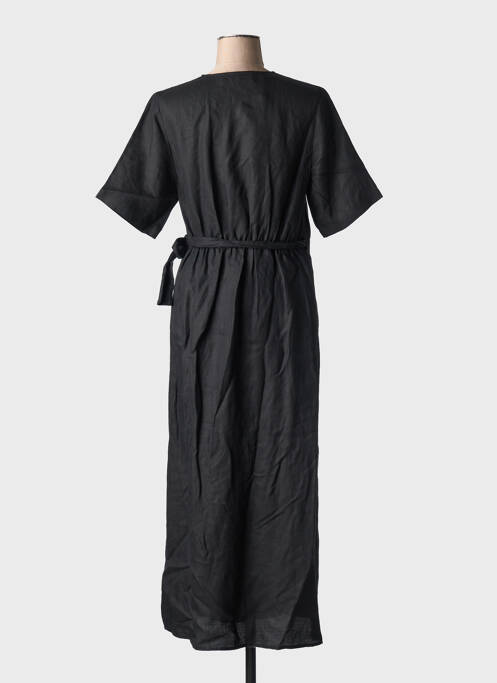 Robe longue noir SELECTED pour femme