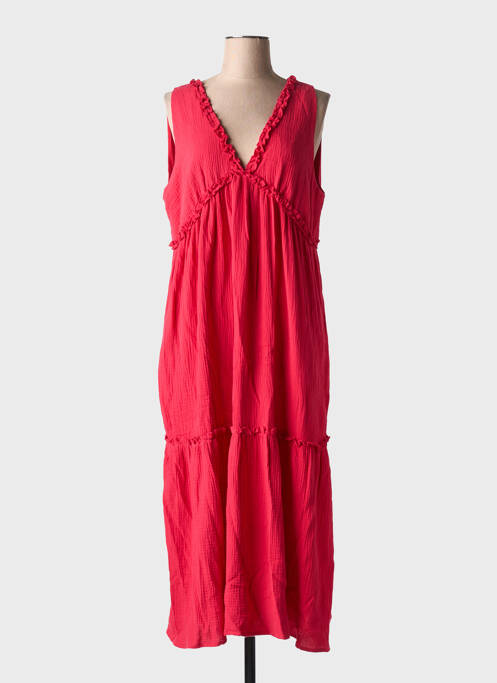 Robe longue rouge LAURE + MAX pour femme