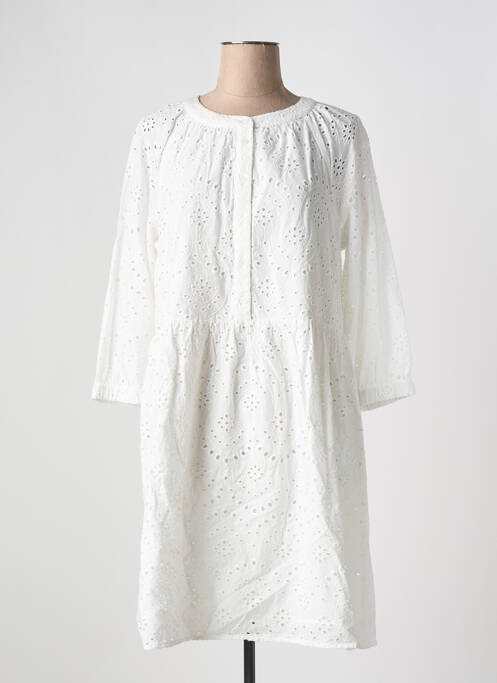 Robe mi-longue blanc STREET ONE pour femme