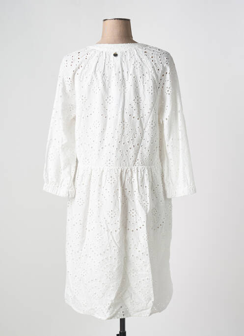 Robe mi-longue blanc STREET ONE pour femme