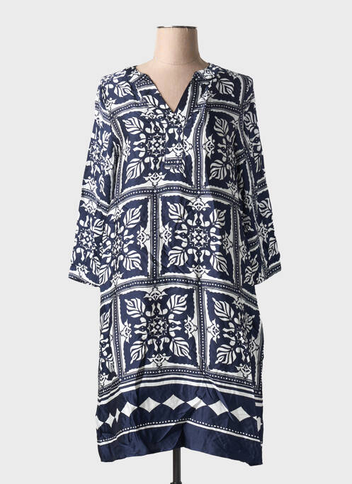 Robe mi-longue bleu STREET ONE pour femme