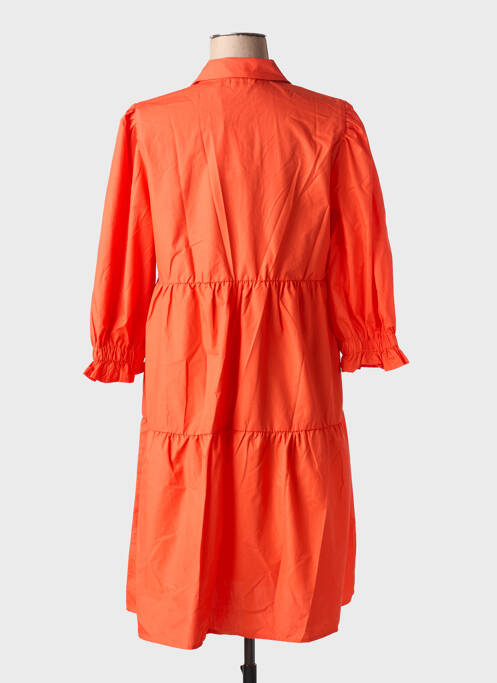 Robe mi-longue orange B.YOUNG pour femme