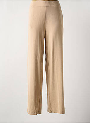 Pantalon large poches taille normale beige YEST femme