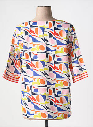 Blouse légère et transparente manches 3/4 blanc AGATHE & LOUISE femme