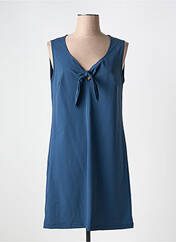 Robe courte bleu fonce MALOKA pour femme seconde vue