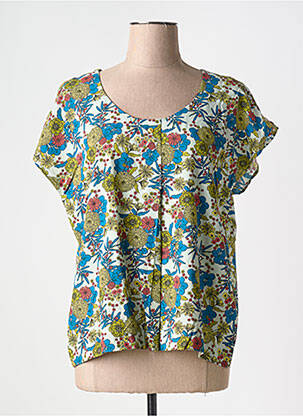 T-shirt bleu TRANQUILLO pour femme