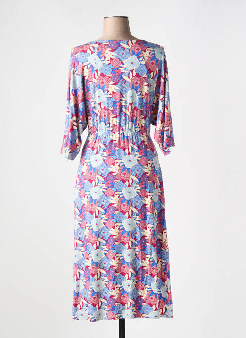 Robe mi-longue bleu TRANQUILLO pour femme