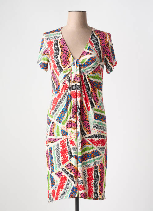 Robe mi-longue rouge MALOKA pour femme