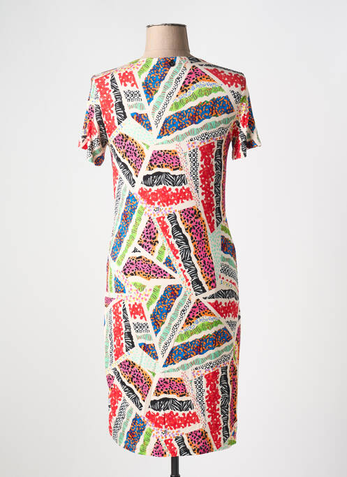 Robe mi-longue rouge MALOKA pour femme