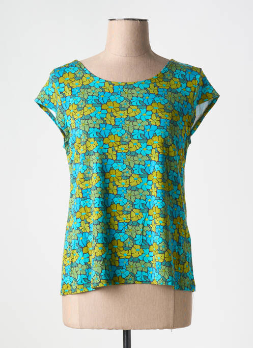 T-shirt bleu LINGAM pour femme