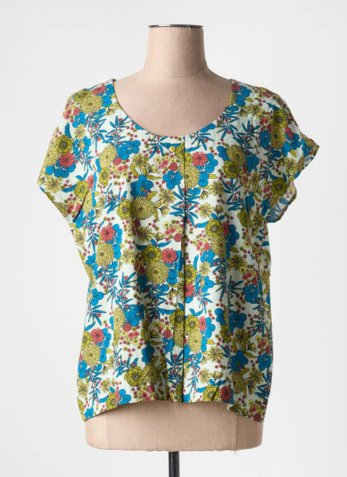 T-shirt bleu TRANQUILLO pour femme